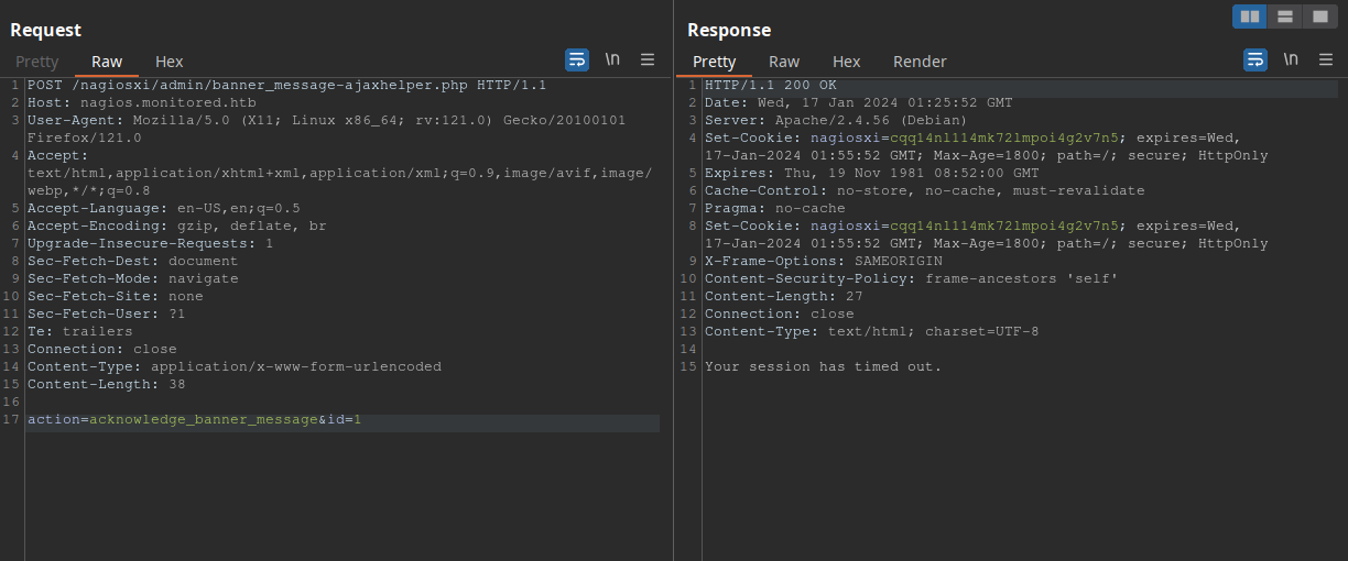 SQLi endpoint request