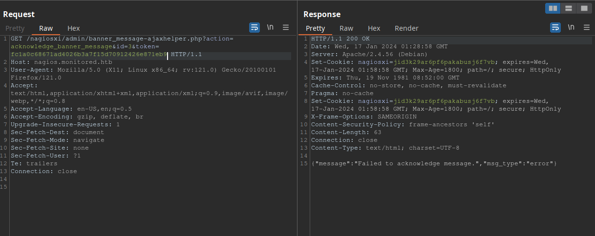 SQLi endpoint request